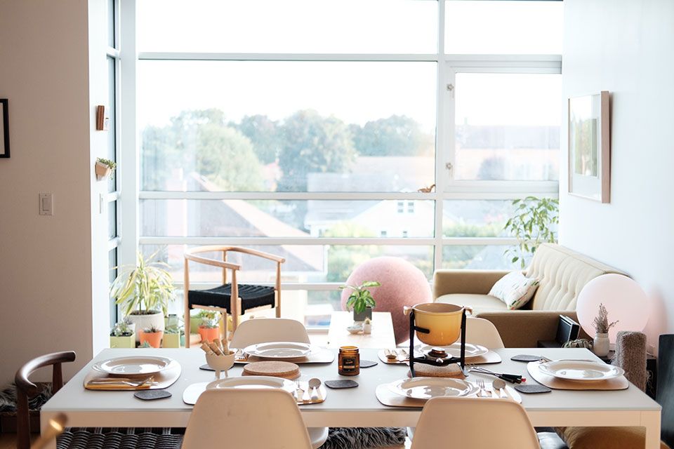 Tables by the window